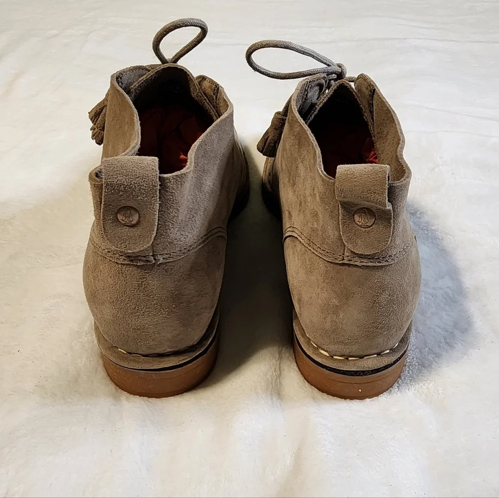 Hush Puppies Moyen Suede Lace Up Casual Chukka Boots Shoes, EUC, Womens‎ size 11 - Picture 3 of 6